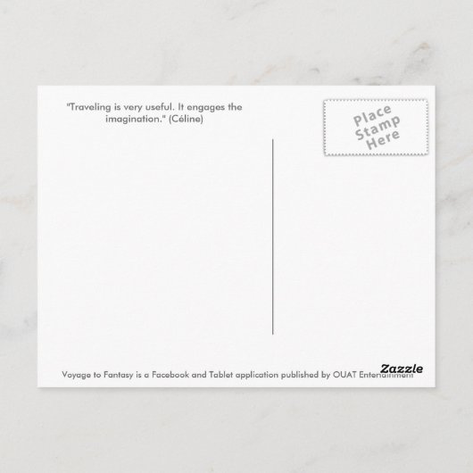 Briefkaart naar Fantasy - De Cracken (Achterkant)