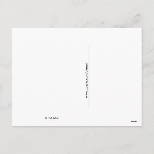 Briefkaart - naar mijn Valentijn hartvorm (Achterkant)