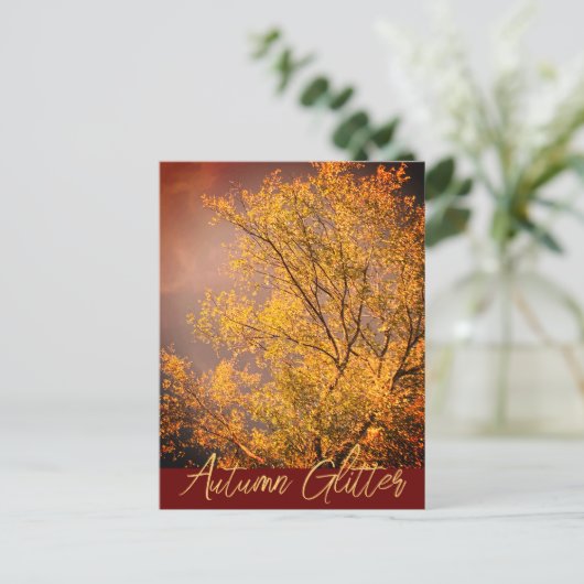 Briefkaart Naherfst Light Glitters (Staand voorkant)