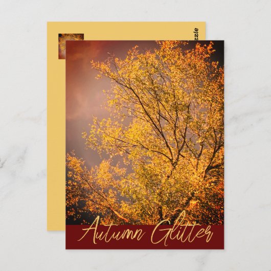 Briefkaart Naherfst Light Glitters (Voorkant / Achterkant)