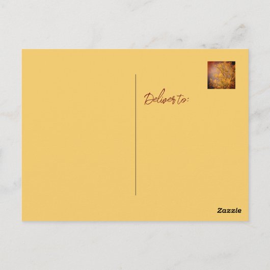 Briefkaart Naherfst Light Glitters (Achterkant)