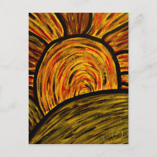 Briefkaart najaar zonneart