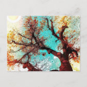 Briefkaart najaarbomen (Voorkant)