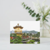 Briefkaart Nan Lian Garden in Hong Kong, China (Staand voorkant)