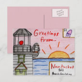 briefkaart "Nantucket" (Voorkant / Achterkant)
