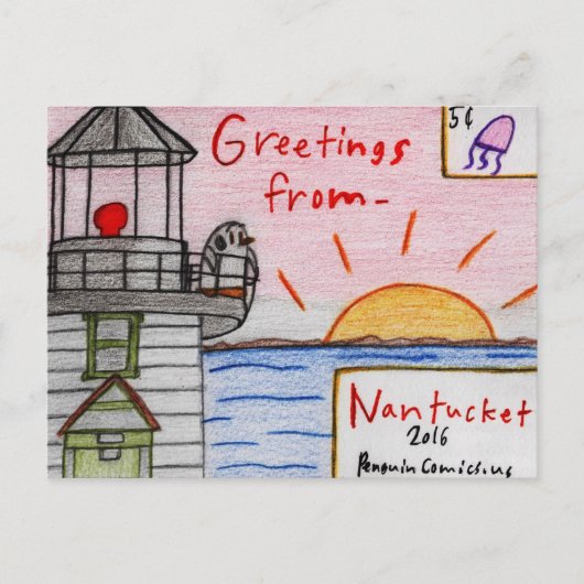 briefkaart "Nantucket" (Voorkant)