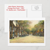 Briefkaart NANTUCKET 1907 (Voorkant / Achterkant)