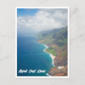 Briefkaart Napali Coast Kauai Hawaii (Voorkant)