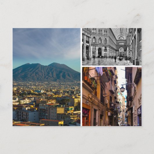 Briefkaart Napels Italië (Voorkant)