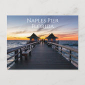 Briefkaart Napels Pier Florida (Voorkant)