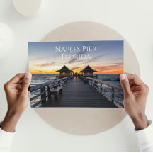 Briefkaart Napels Pier Florida