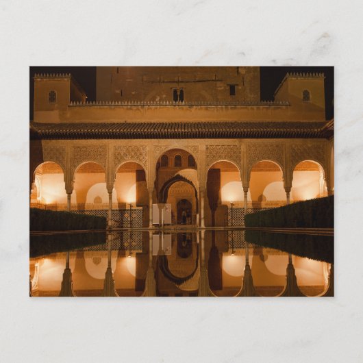 Briefkaart Nasride Palace, Andalusië Spanje (Voorkant)