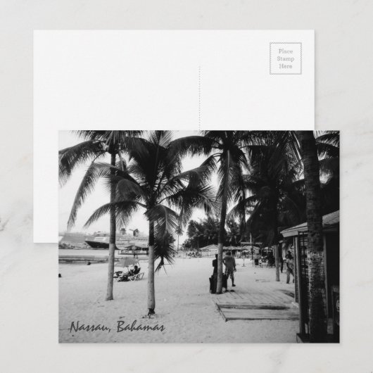 Briefkaart Nassau Bahamas (Voorkant / Achterkant)