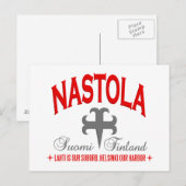 Briefkaart Nastola (Voorkant / Achterkant)