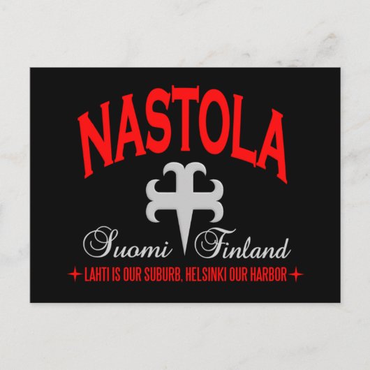 Briefkaart Nastola (Voorkant)