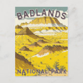 Briefkaart nationaal badlands (Voorkant)
