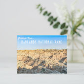 Briefkaart nationaal badlands (Staand voorkant)
