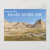 Briefkaart nationaal badlands (Voorkant)