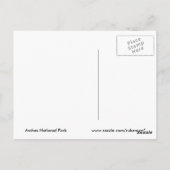 Briefkaart nationaal park Arches (Achterkant)