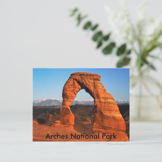 Briefkaart nationaal park Arches (Staand voorkant)