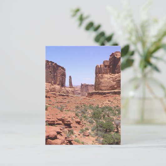 Briefkaart nationaal park Arches (Staand voorkant)