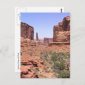 Briefkaart nationaal park Arches (Voorkant / Achterkant)