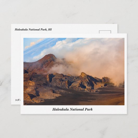 Briefkaart Nationaal Park Haleakala (Voorkant / Achterkant)