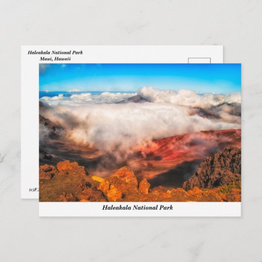 Briefkaart Nationaal Park Haleakala (Voorkant / Achterkant)