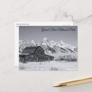 Briefkaart Nationaal Park Mormon Row Grand Teton