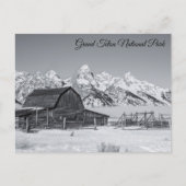 Briefkaart Nationaal Park Mormon Row Grand Teton (Voorkant)