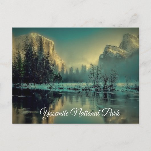 Briefkaart Nationaal Park Yosemite (Voorkant)