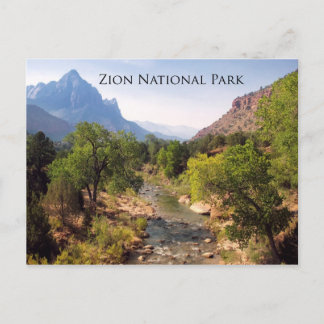 Briefkaart:  Nationaal Park Zion, Utah Briefkaart