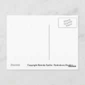 Briefkaart, Native Bell Bird, Nieuw-Zeeland Briefkaart (Achterkant)