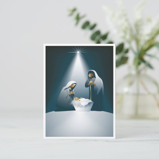 Briefkaart - Nativiteit (Staand voorkant)