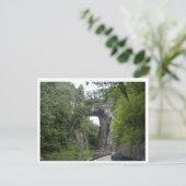 Briefkaart natuurlijke brug (Staand voorkant)