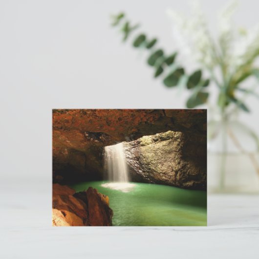 Briefkaart natuurlijke brug (Staand voorkant)