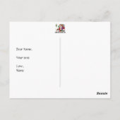 Briefkaart Naughty List (Achterkant)