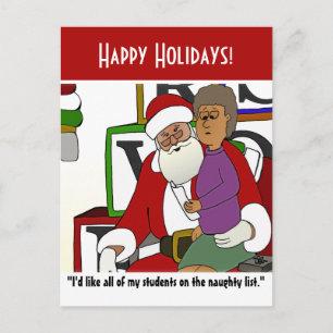 Briefkaart Naughty List
