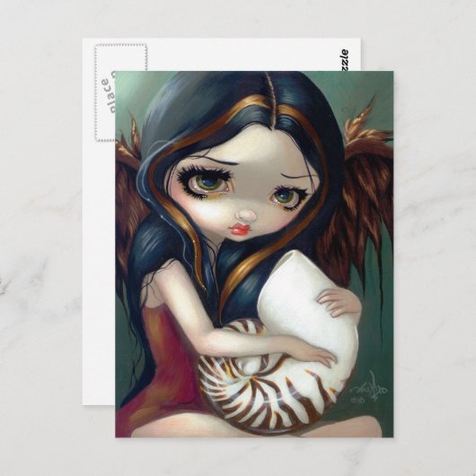 briefkaart "Nautilus Angel" (Voorkant / Achterkant)