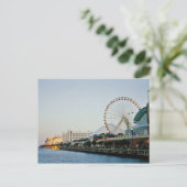 Briefkaart Navy Pier (Staand voorkant)