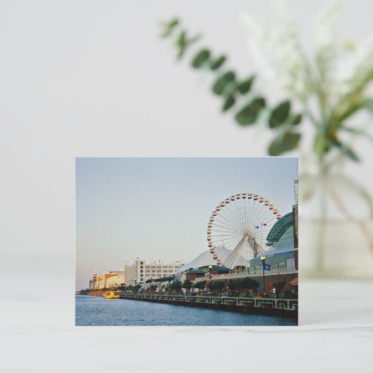Briefkaart Navy Pier (Staand voorkant)