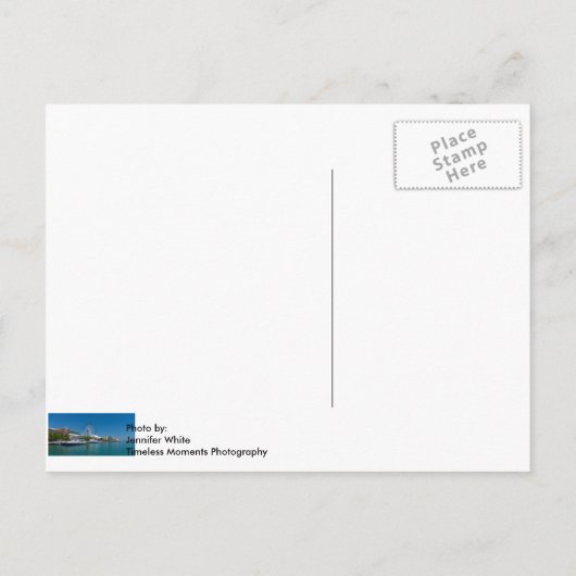 Briefkaart Navy Pier (Achterkant)