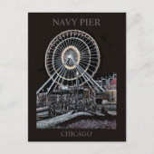 Briefkaart Navy Pier Chicago (Voorkant)