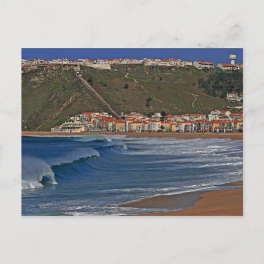 Briefkaart Nazare, Leiria (Voorkant)