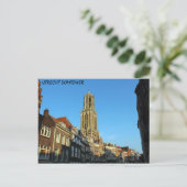 BRIEFKAART - NEDERLAND DOMTOWER UTRECHT (Staand voorkant)