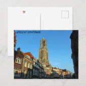 BRIEFKAART - NEDERLAND DOMTOWER UTRECHT (Voorkant / Achterkant)