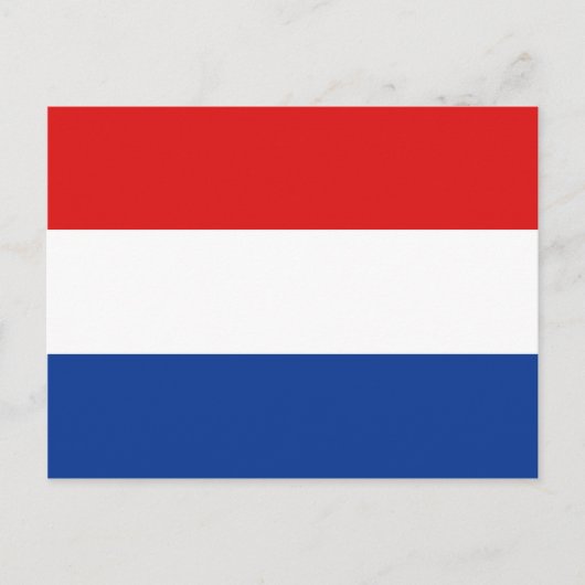 Briefkaart Nederlandse vlag (Voorkant)