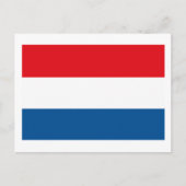Briefkaart Nederlandse vlag (Voorkant)