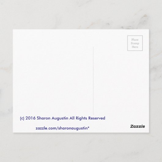 Briefkaart - Nee, ik ben echt prima - (Achterkant)