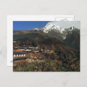 Briefkaart Nepal Annapurna - Gandrung (Voorkant / Achterkant)